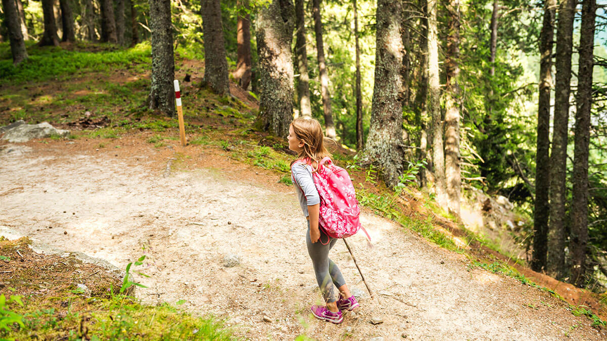 Tinkle girl goes forest hiking spreads