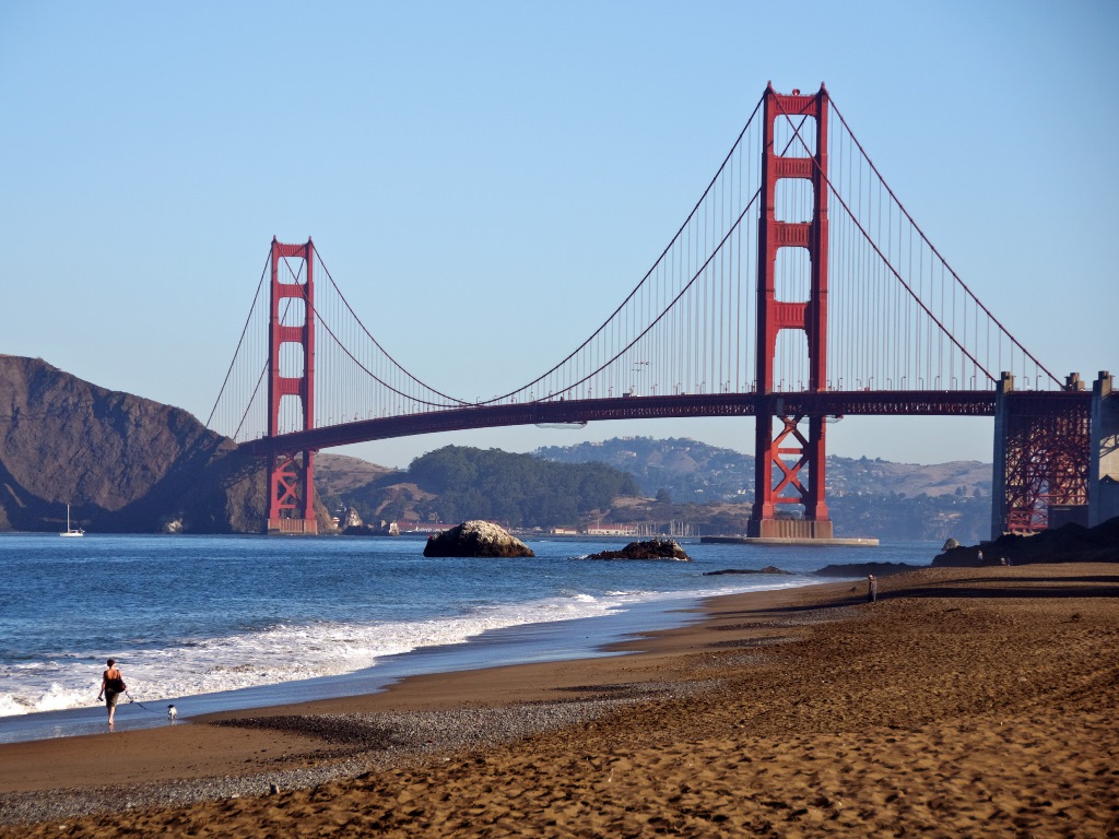 Golden Gate Bridge from Baker Beach SS