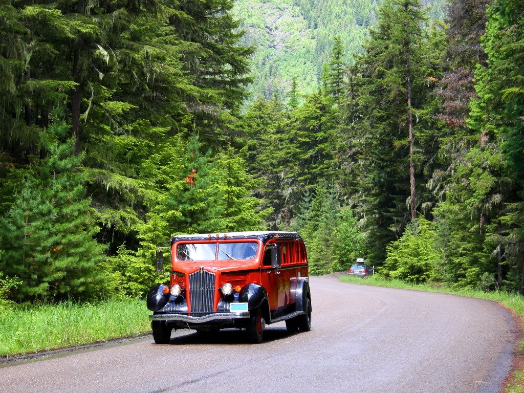 Glacier Eastern Alpine Red Bus Tour - 3 hours