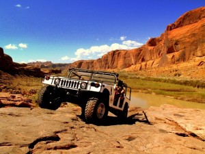 Hummer tour in Moab, Utah