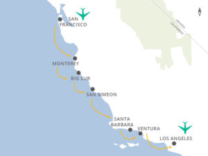 map of the california coast