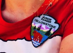 junior ranger yellowstone badge