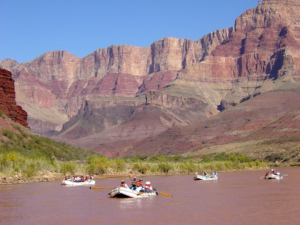 whitewater rafting on the Colorado River
