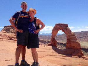 Mom and Dad at Arches