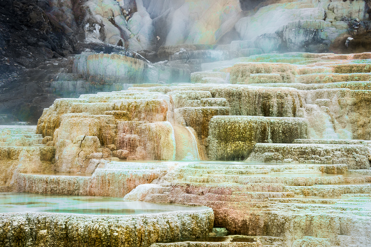 waterfalls at yellowstone