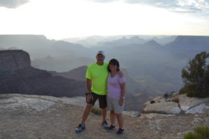 couple at grand canyon
