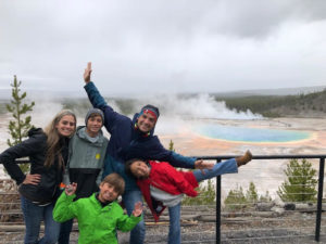 Collazo family at Yellowstone